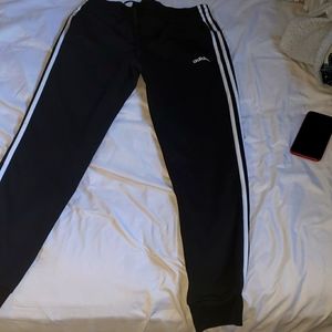 Adidas 3 stripe  joggers